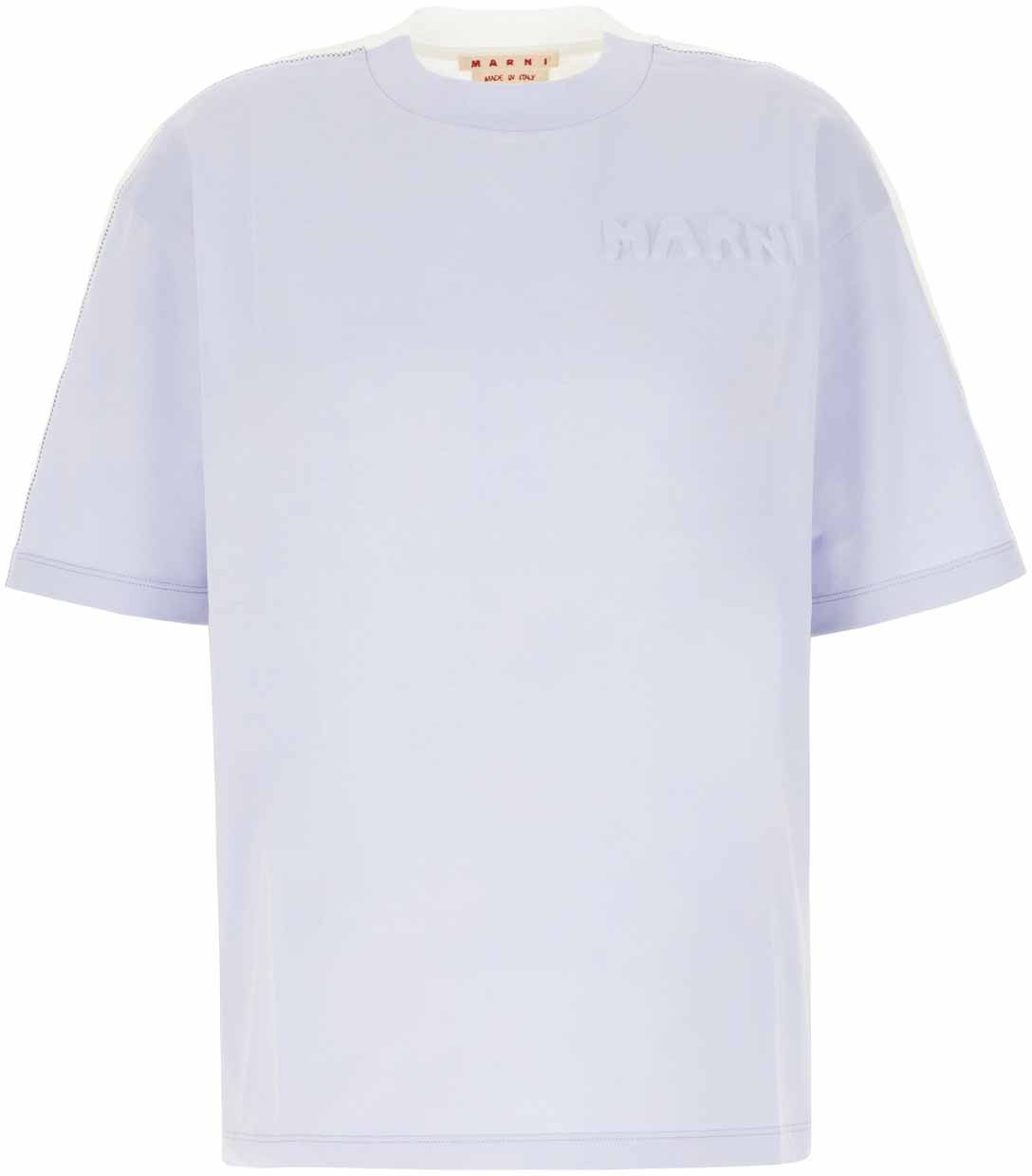 Marni Marni Two-tone cotton oversize t-shirt Divers