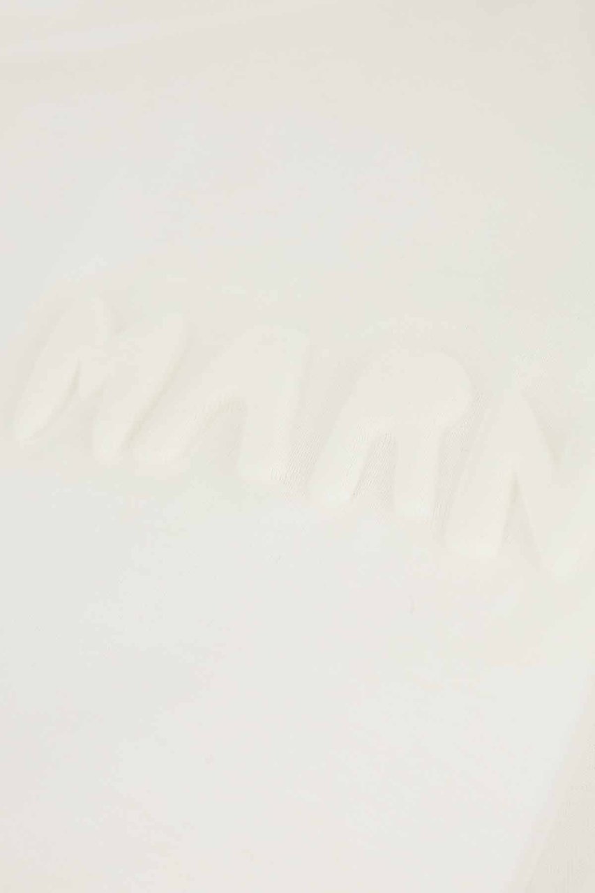 Marni Marni White cotton oversize t-shirt Wit