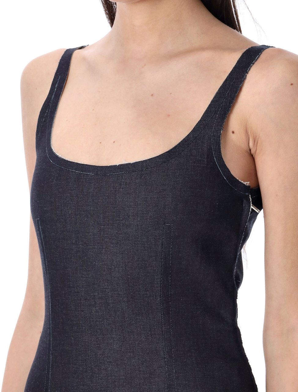 Marni Denim Top Blu Blauw