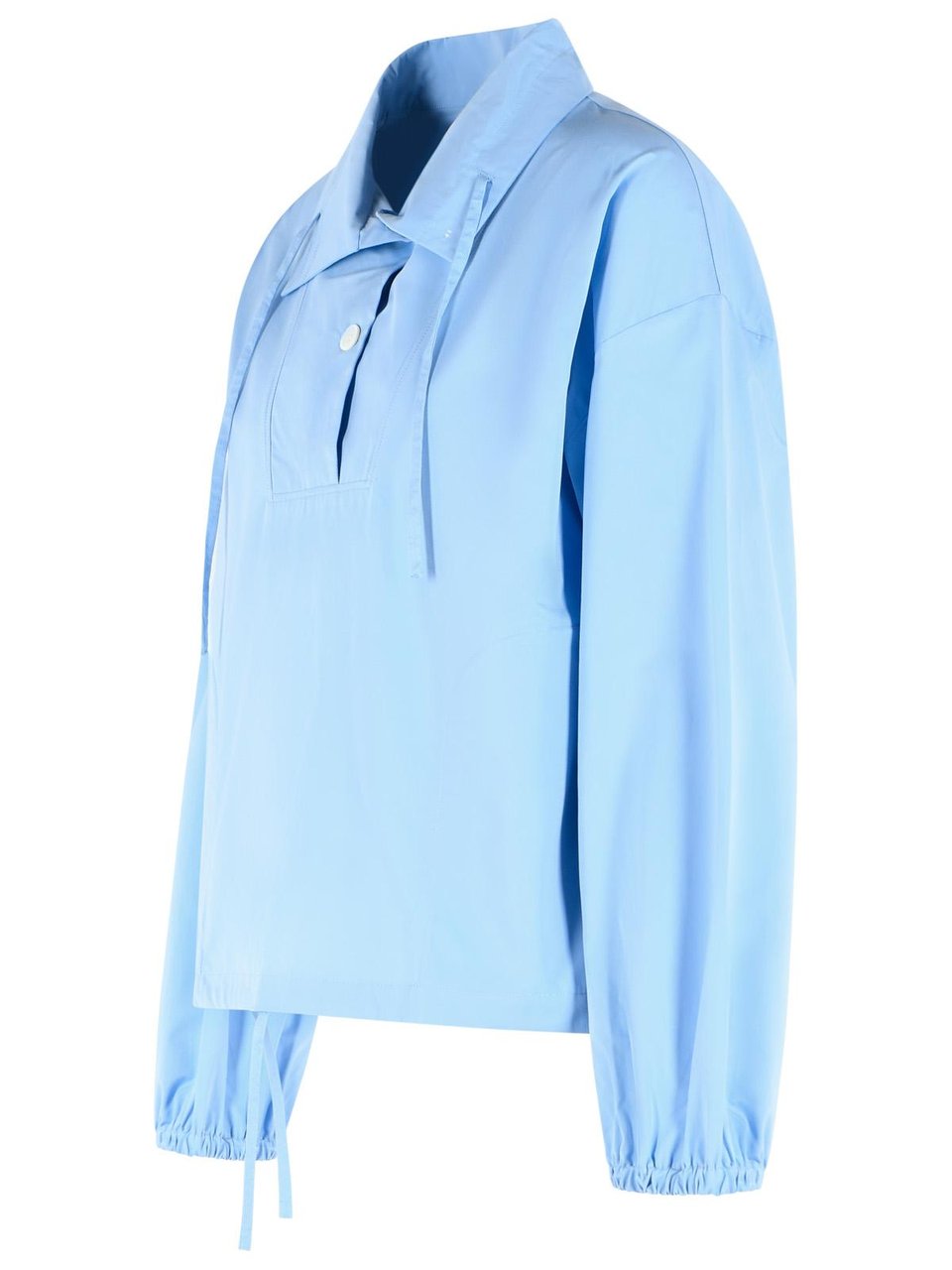 Marni Light Blue Cotton Shirt Blauw