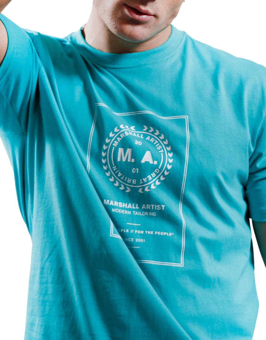 Marshall Artist Marshall Artist Cartellino T-Shirt Groen