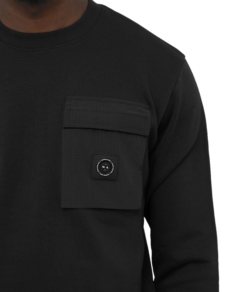 Marshall Artist Marshall Artist Nevado Crewneck Zwart