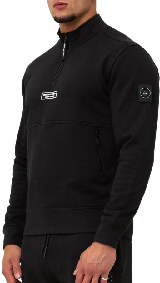 Marshall Artist Marshall Artist Siren 1/4 Zip Zwart