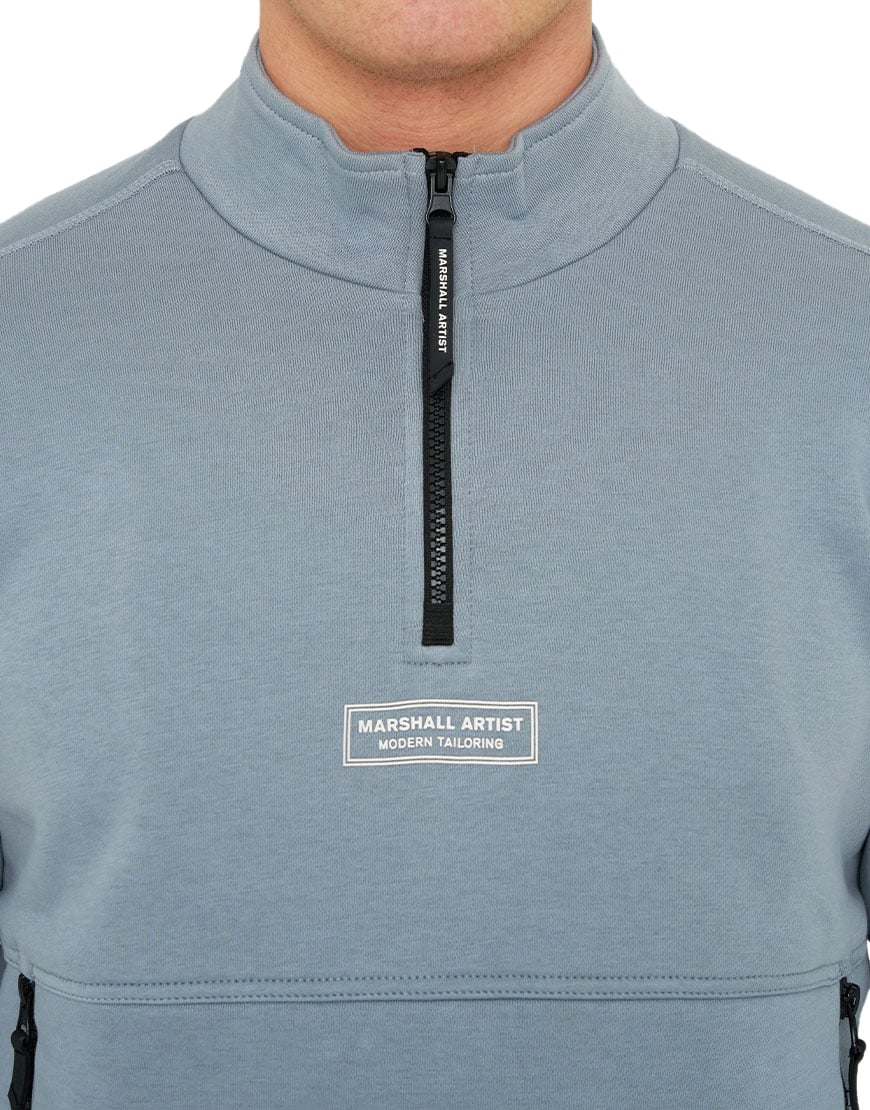 Marshall Artist Marshall Artist Siren 1/4 Zip Grijs