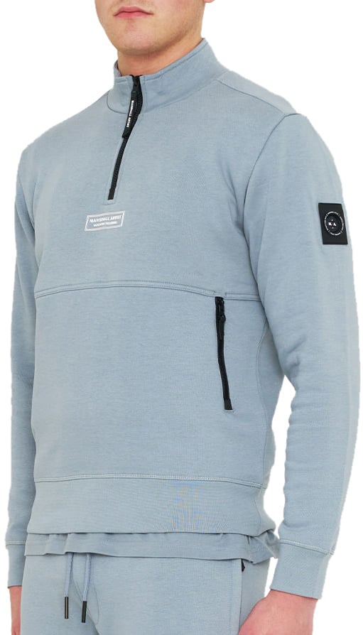 Marshall Artist Marshall Artist Siren 1/4 Zip Grijs