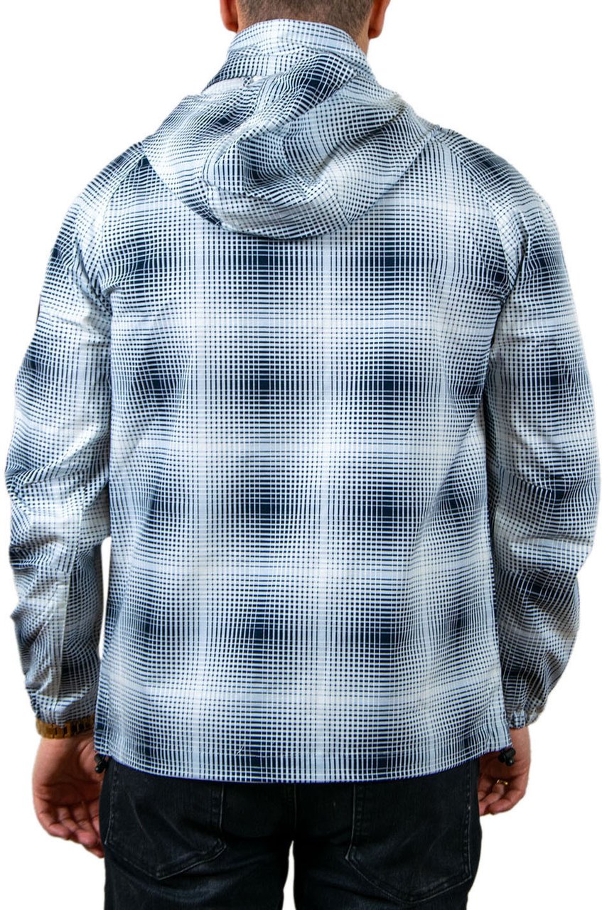 Marshall Artist Marshall Artist Shadow Check M-65 Jacket Blauw