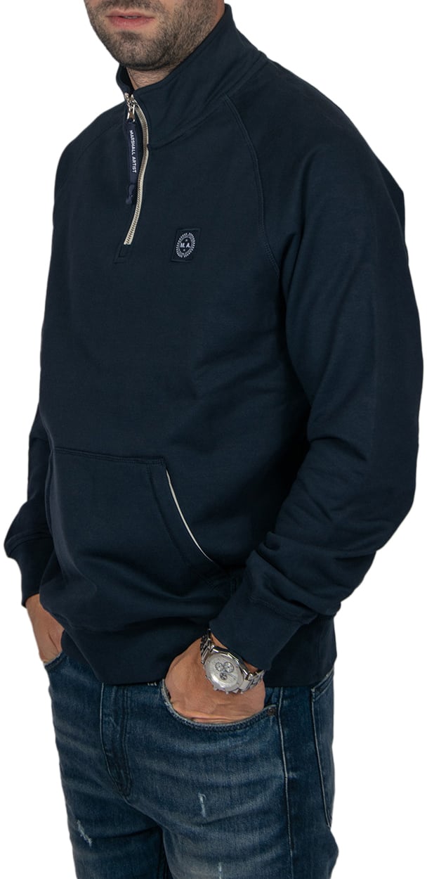Marshall Artist Foundation 1/4 Zip Blauw