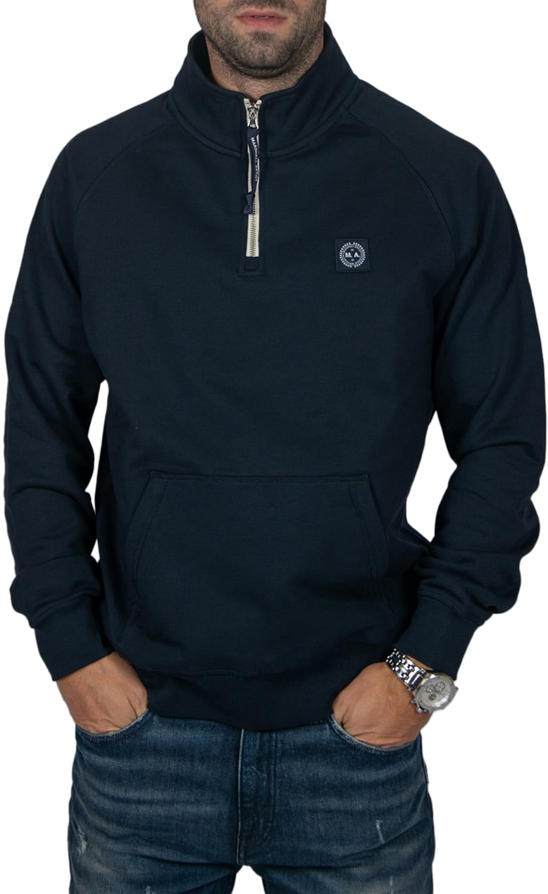 Marshall Artist Foundation 1/4 Zip Blauw
