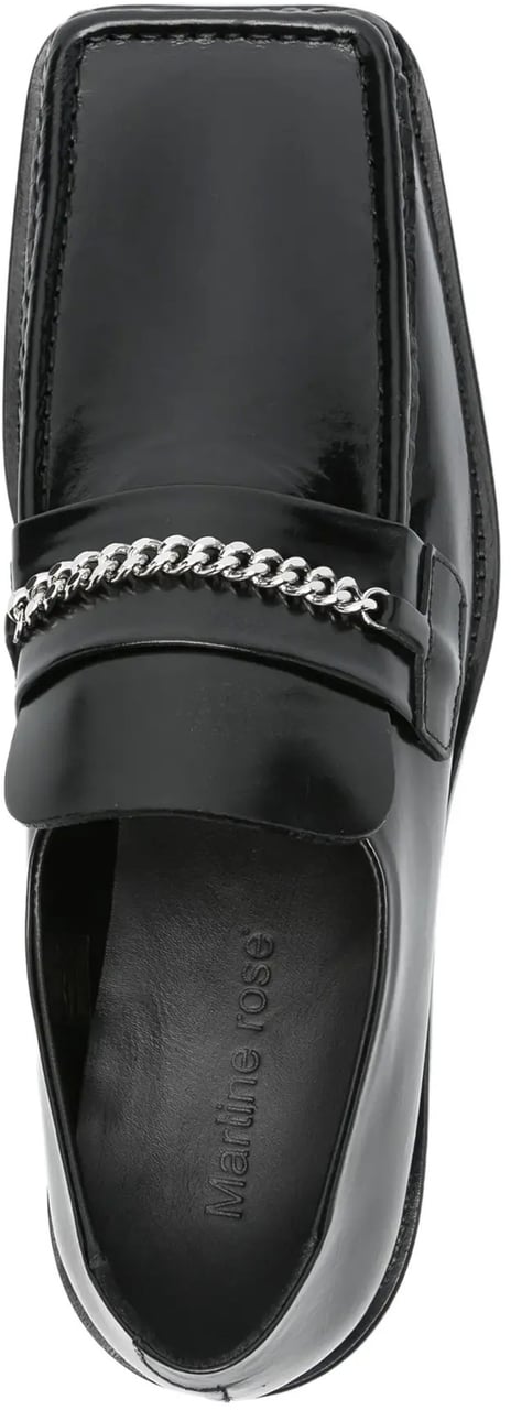 Martine Rose Square Toe Loafer Mens Black Zwart