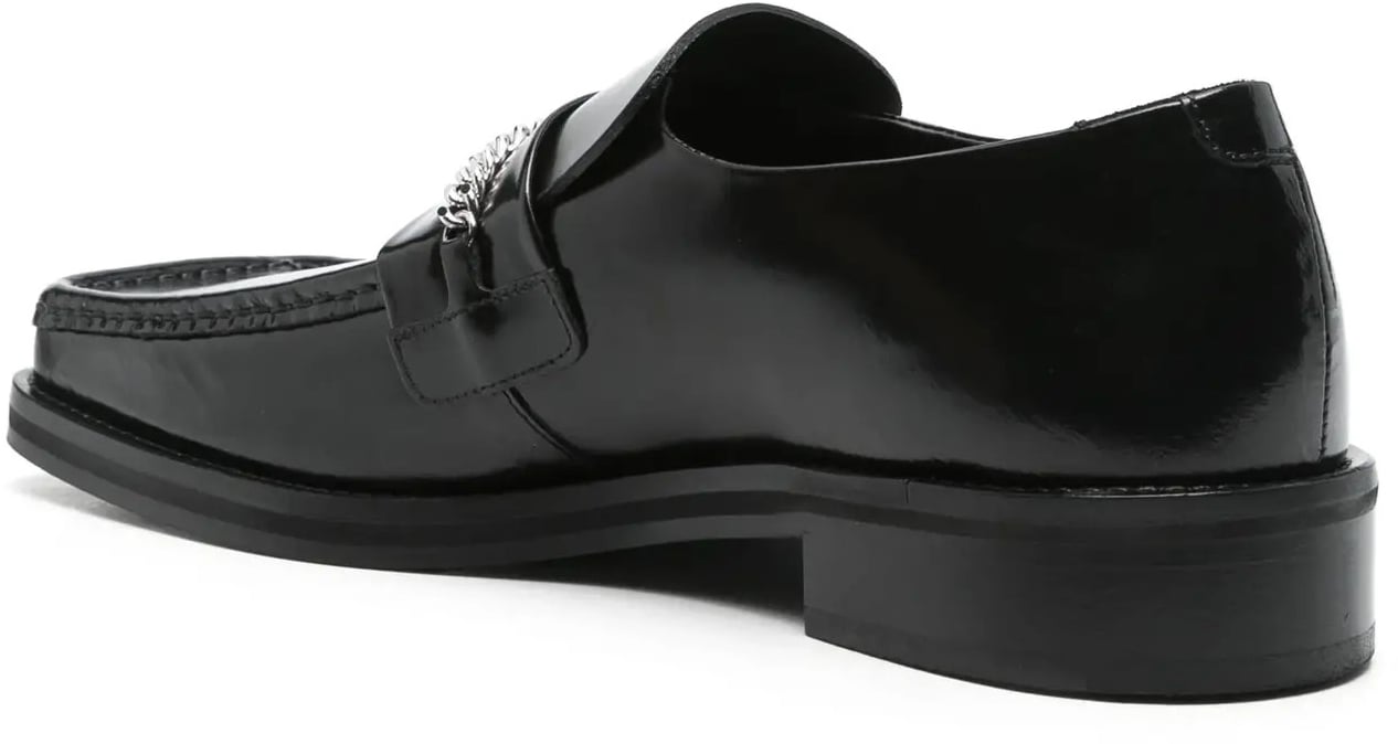 Martine Rose Square Toe Loafer Mens Black Zwart