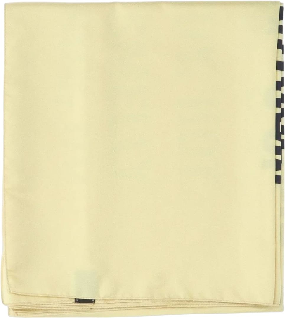 Martine Rose Classified Scarf Yellow Geel