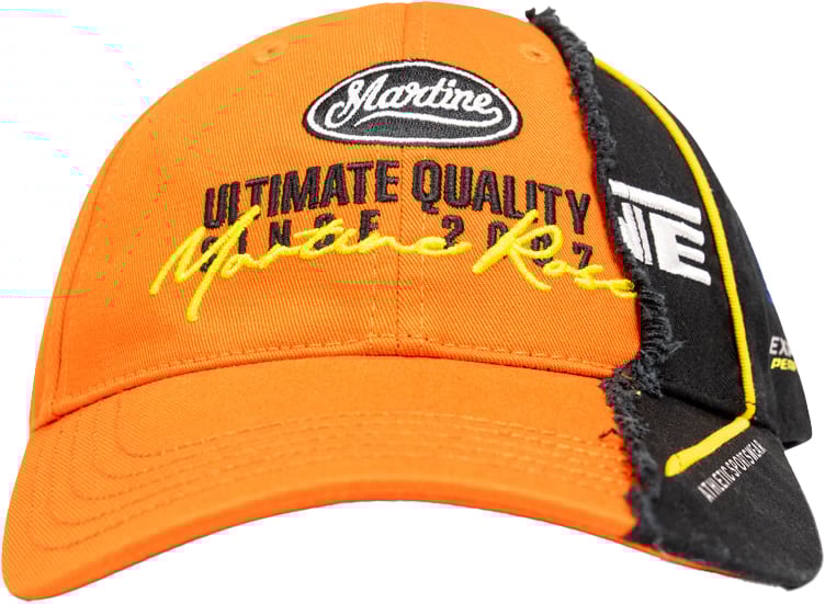 Martine Rose COLLAGE CAP ORANGE Divers