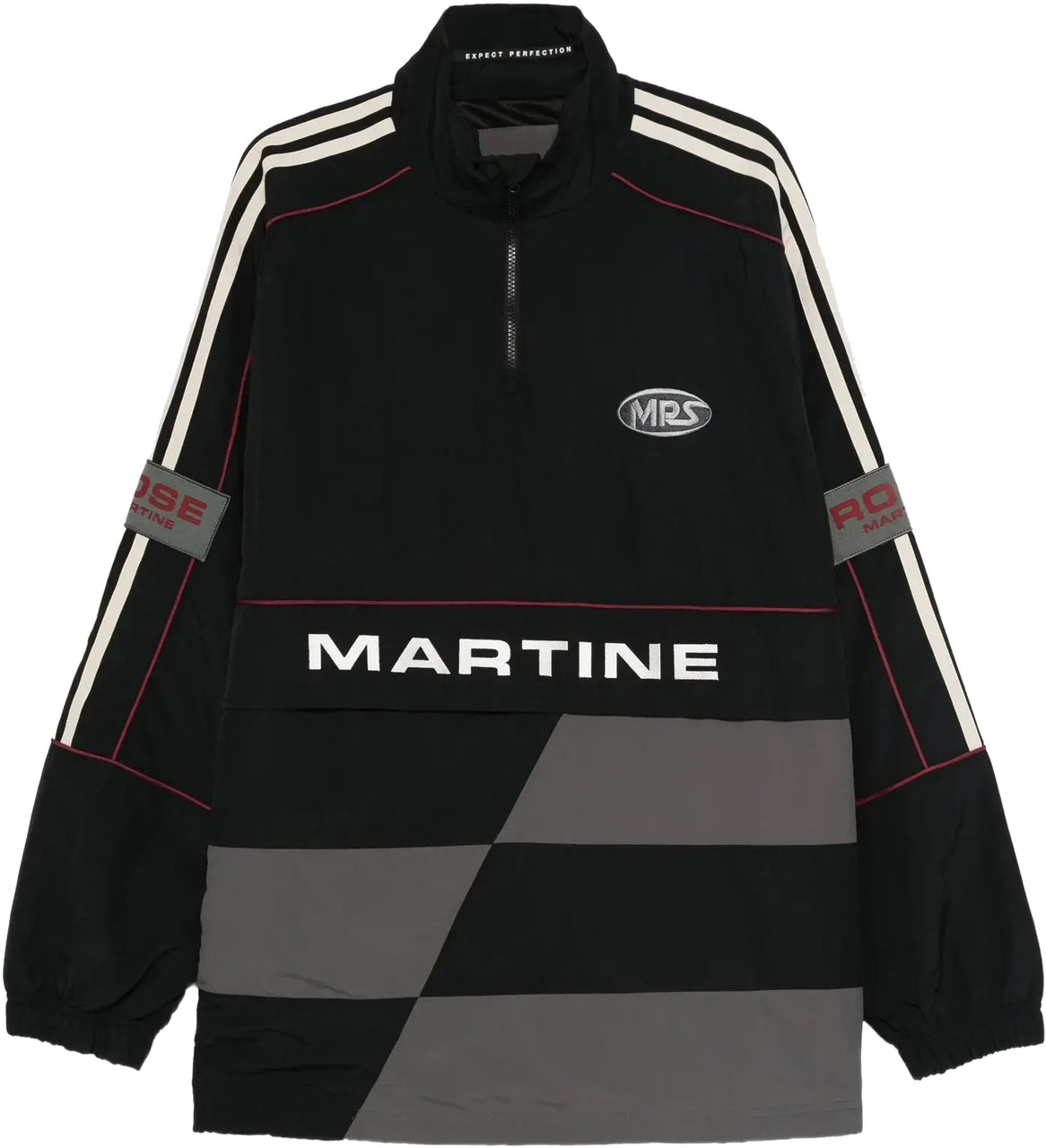 Martine Rose Hockey Pullover Black Grey Zwart