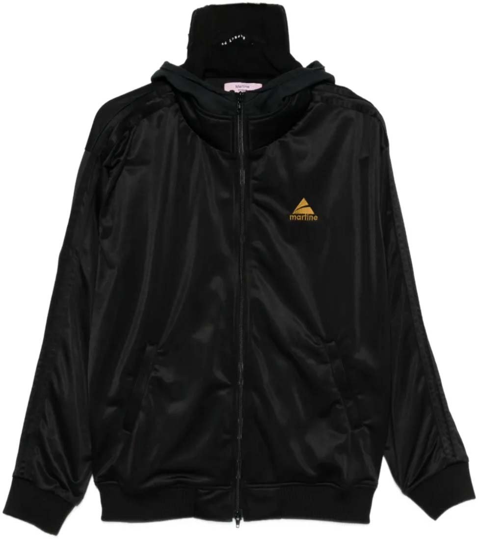 Martine Rose Hood Cap Track Jacket Black Zwart