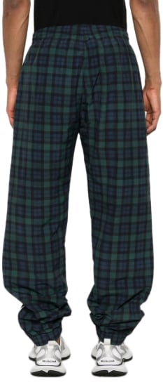 Martine Rose Printed Trackpant Black Tartan Zwart