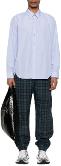 Martine Rose Printed Trackpant Black Tartan Zwart