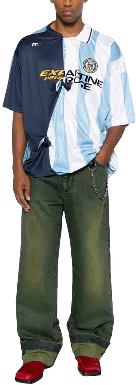 Martine Rose T-Shirts And Polos Blue Blauw