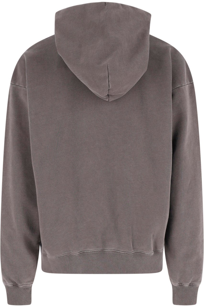 Martine Rose Brown Multicolor Logo Cotton Hoodie Bruin