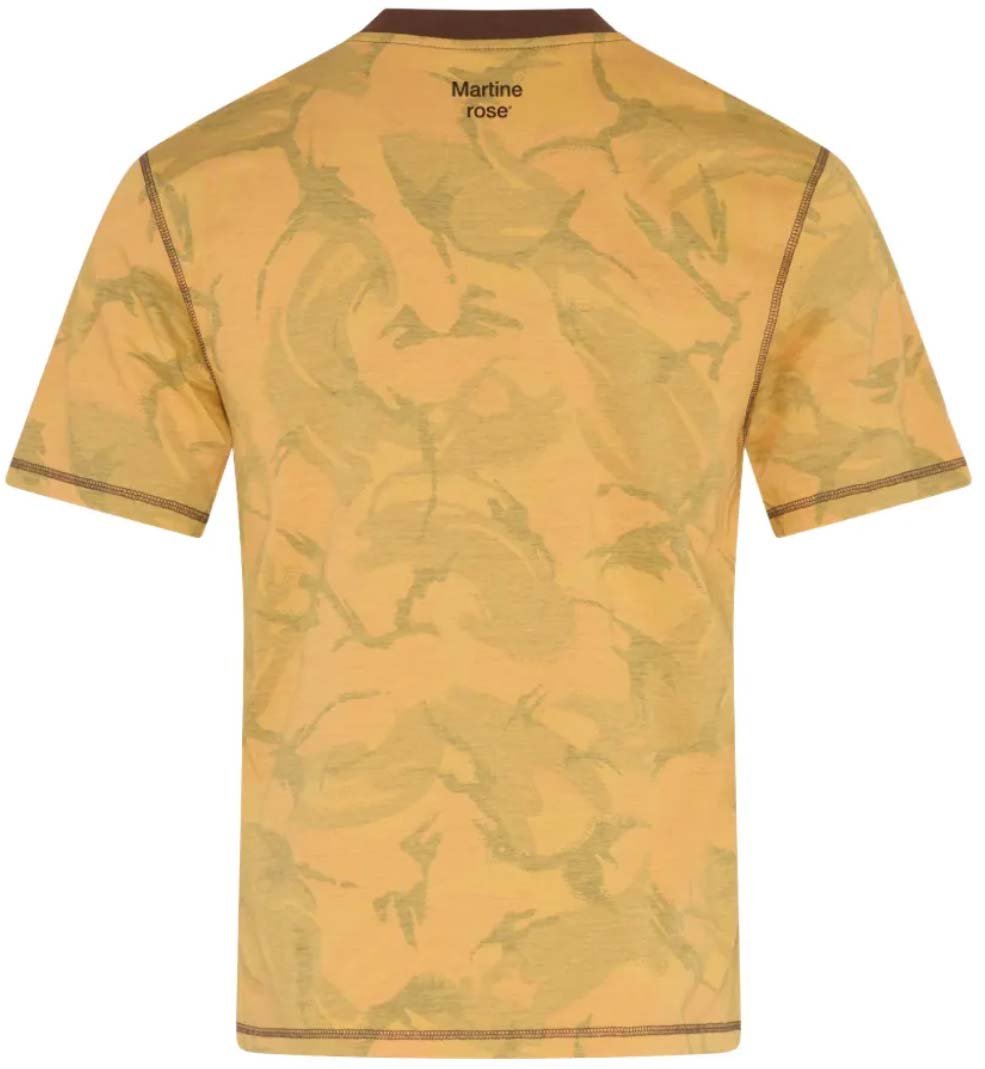 Martine Rose Classic T-shirt Orange Camo Divers