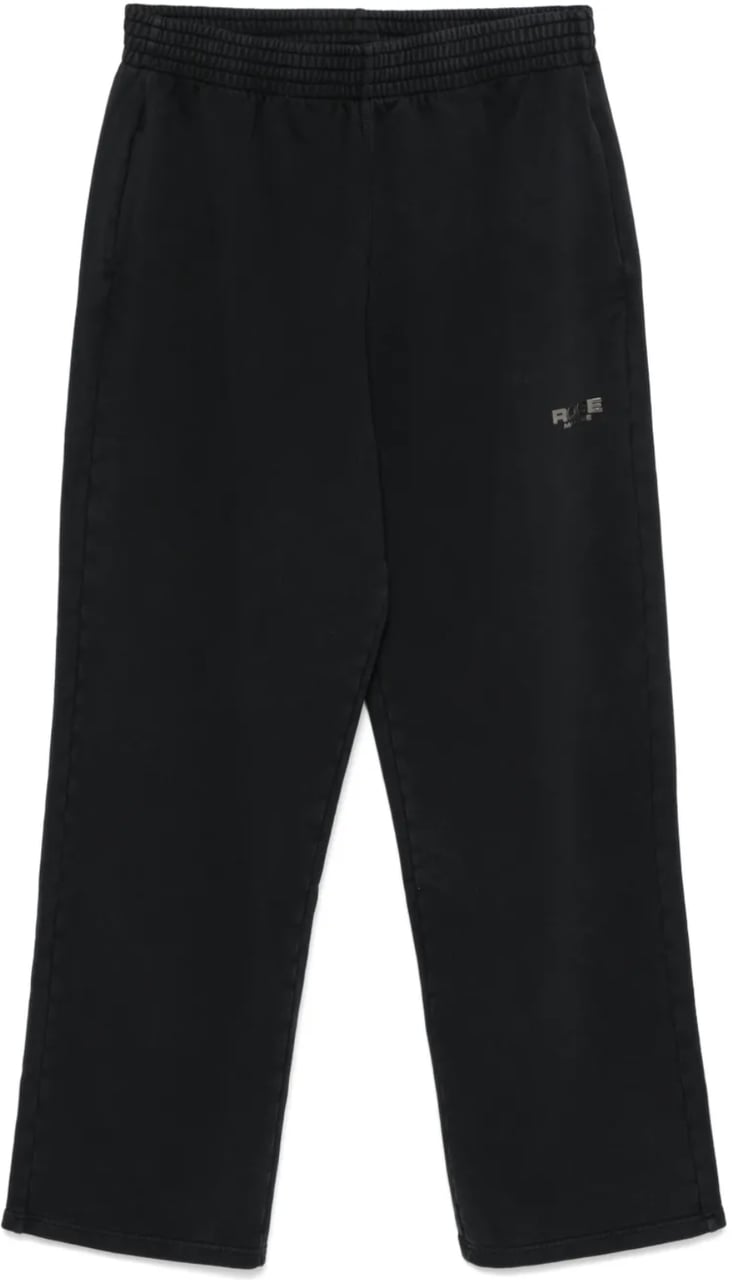 Martine Rose Wide Leg Sweatpant Black Washed Zwart
