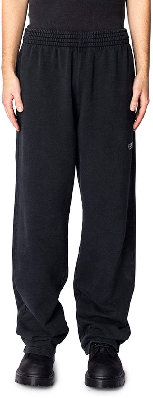 Martine Rose WIDE LEG SWEATPANT BLACK Zwart