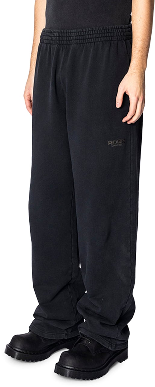 Martine Rose WIDE LEG SWEATPANT BLACK Zwart
