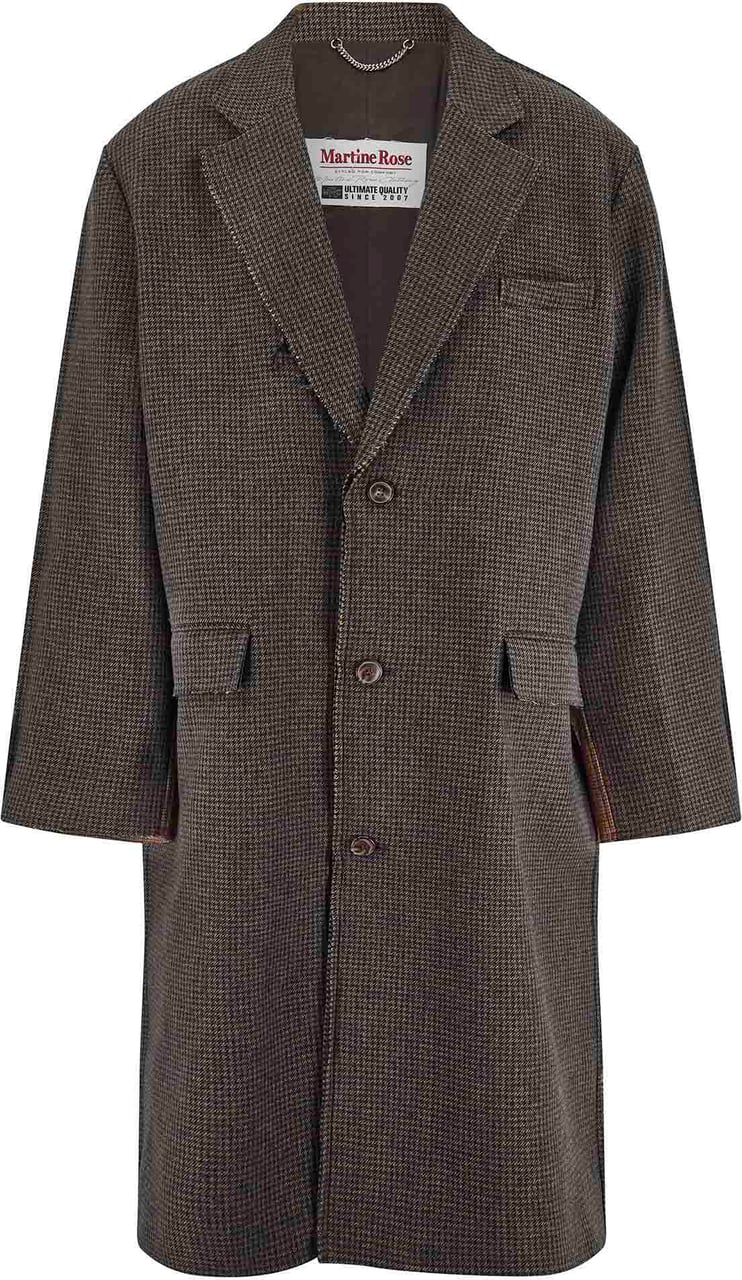 Martine Rose Coats Brown Bruin