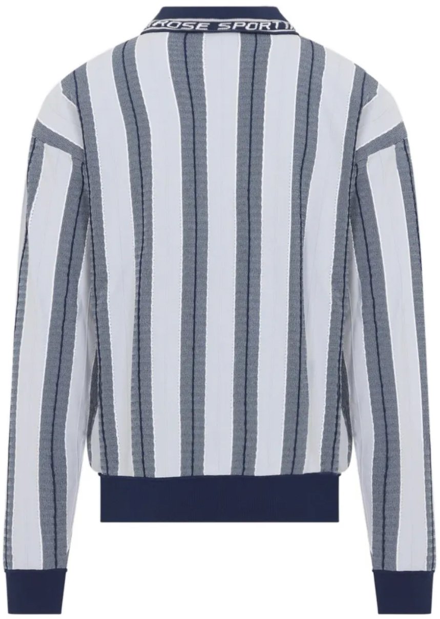 Martine Rose Logo Polo Blue Grey Grijs