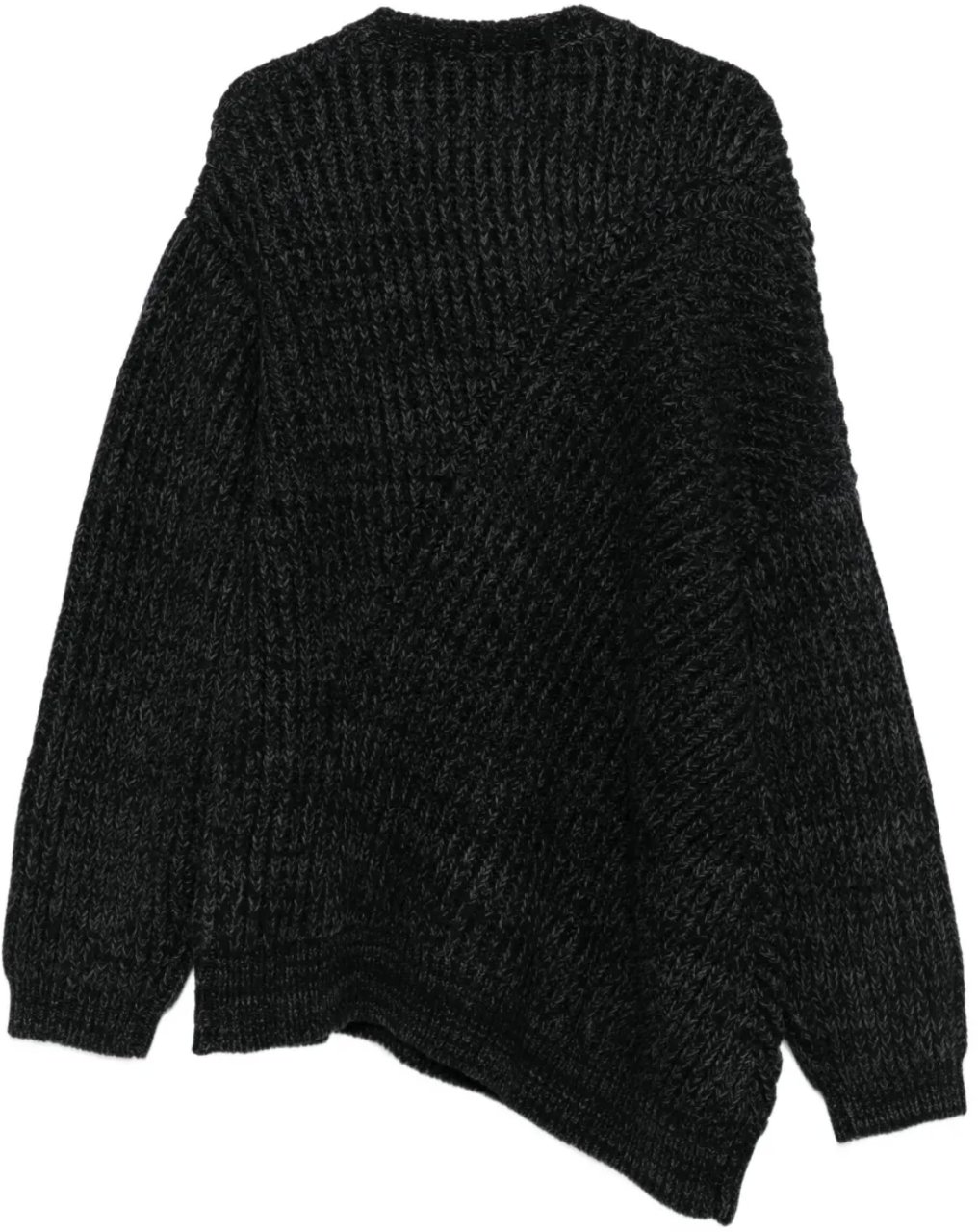 Martine Rose Engineered Fisherman Rib Jumper Grey Charcoal Grijs