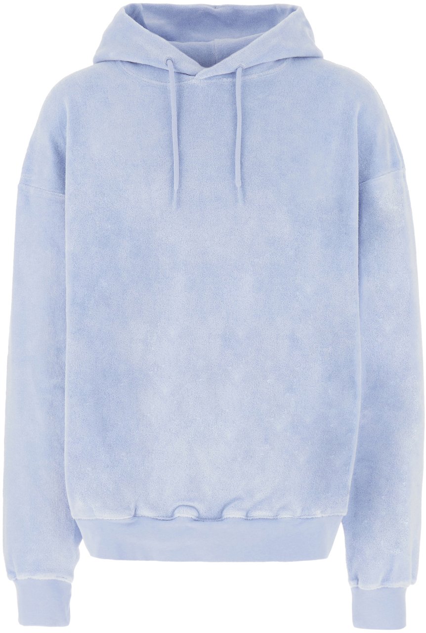 Martine Rose Martine Rose Powder blue terry sweatshirt Lichtblauw