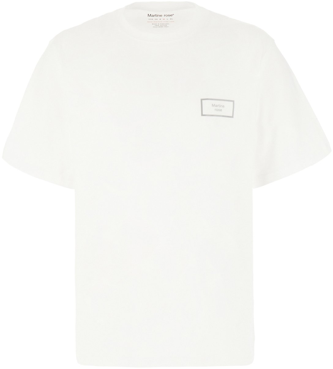 Martine Rose Martine Rose White cotton t-shirt Divers