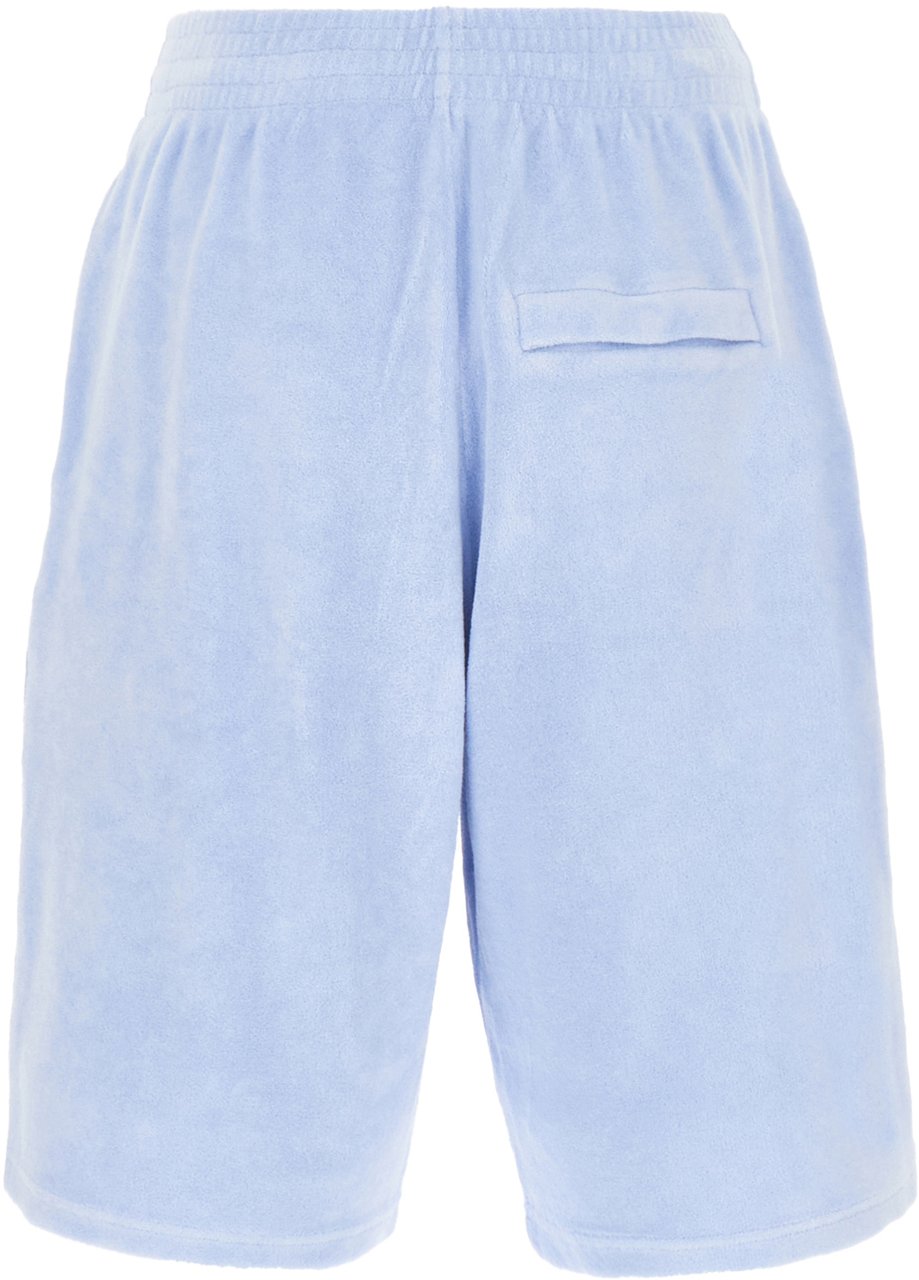 Martine Rose Martine Rose Powder blue terry bermuda shorts Lichtblauw