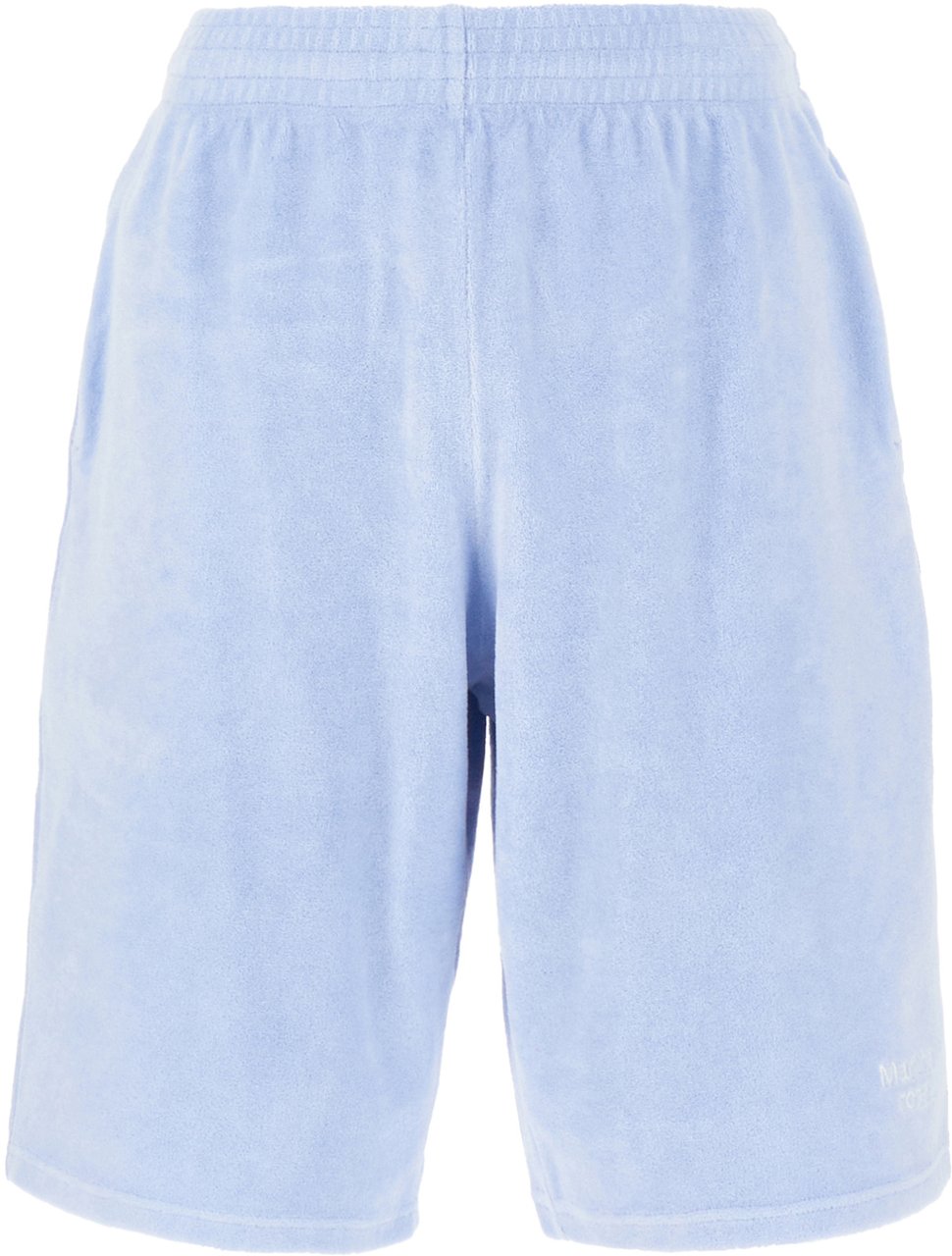 Martine Rose Martine Rose Powder blue terry bermuda shorts Lichtblauw
