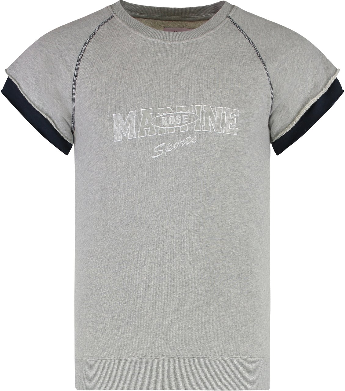 Martine Rose Short sleeved sweatshirt Grijs