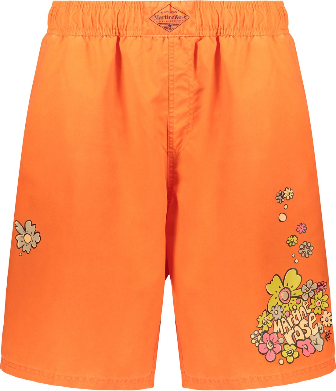 Martine Rose Logo print swim shorts Oranje