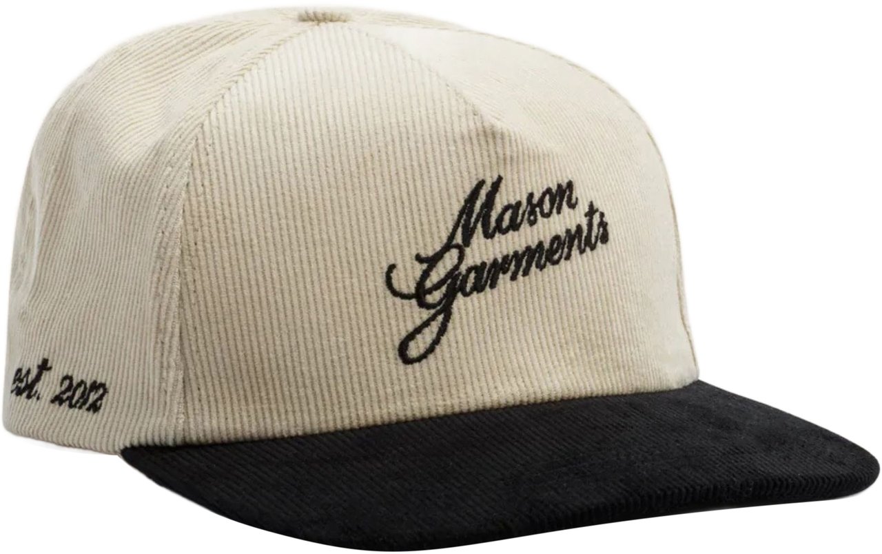 Mason Garments Cap Bicolore Petten Zwart Acc-27 Zwart