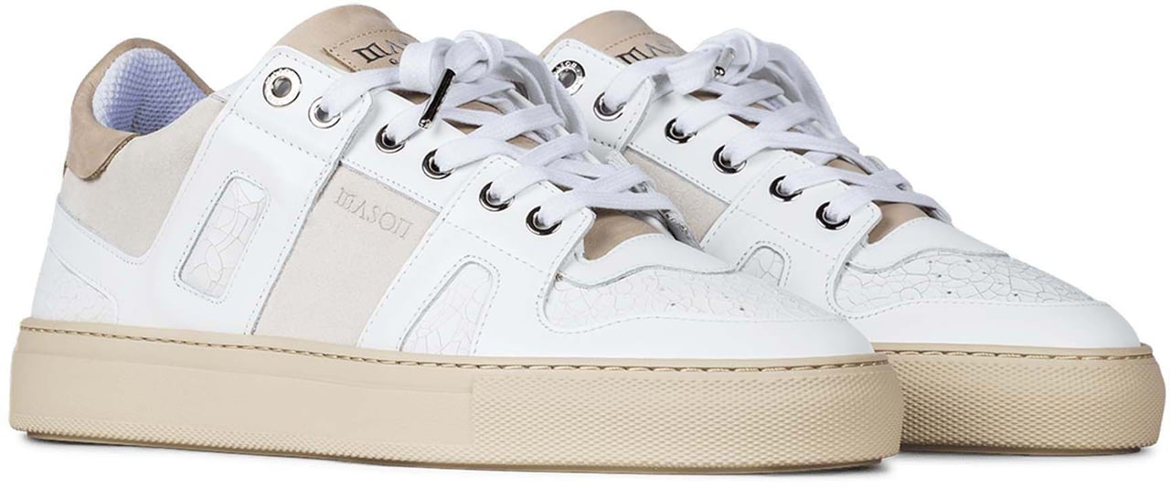 Mason Garments Mason Garments Bari Crepa Sneakers Wit Bari - Crepa - White Wit