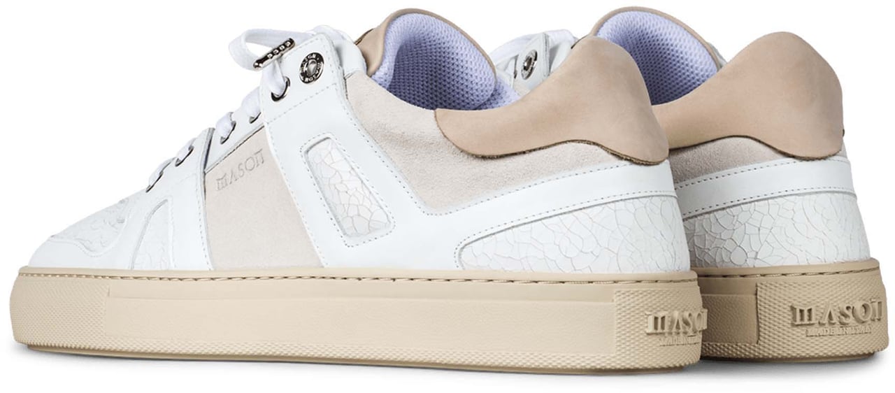 Mason Garments Mason Garments Bari Crepa Sneakers Wit Bari - Crepa - White Wit