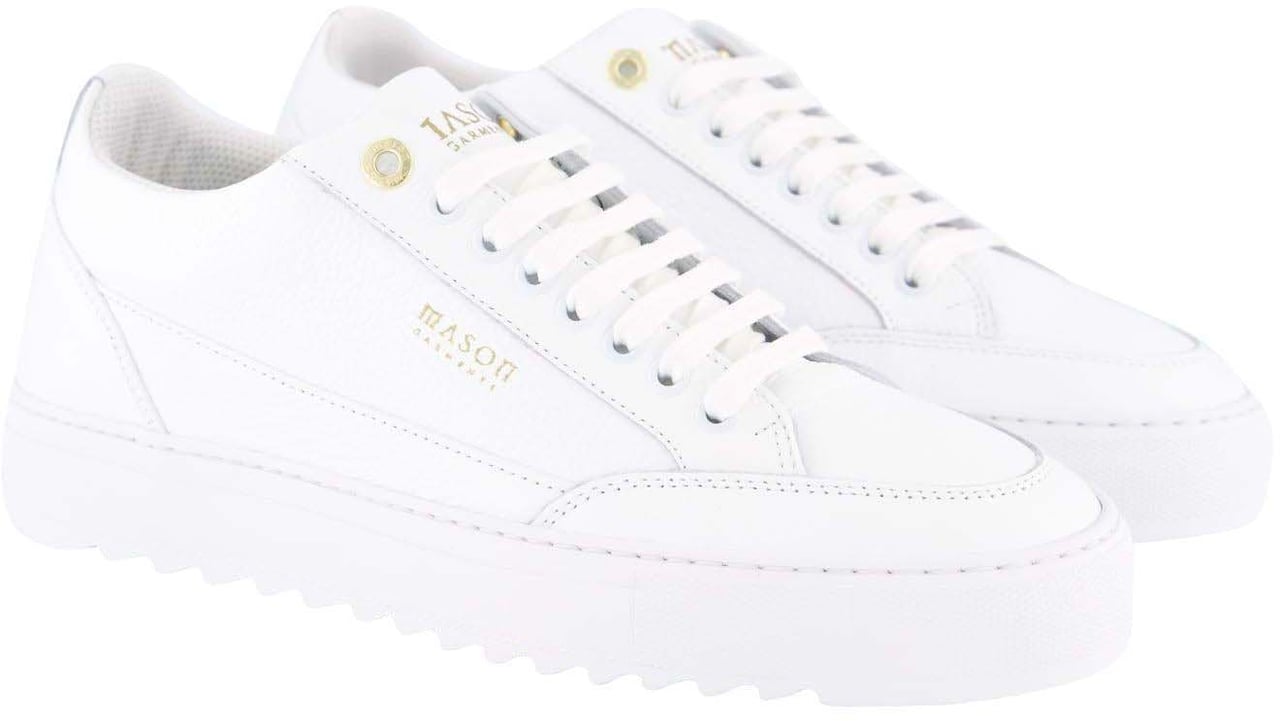 Mason Garments Heren Tia Squali Sneaker Wit Wit
