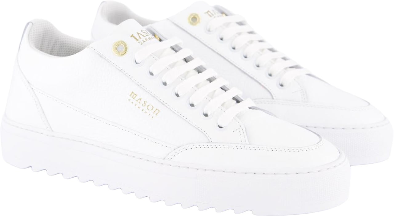 Mason Garments Heren Tia Squali Sneaker Wit Wit