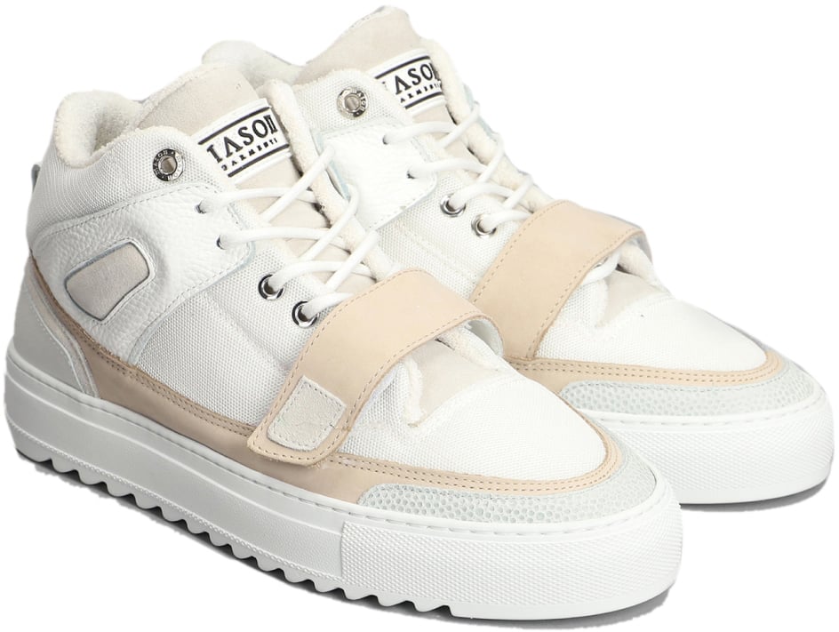 Mason Garments Firenze Mid Sneakers Wit