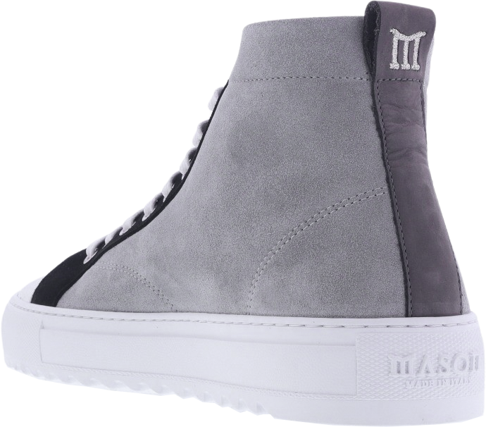 Mason Garments Heren Astro Hightop Sneaker Grijs Grijs