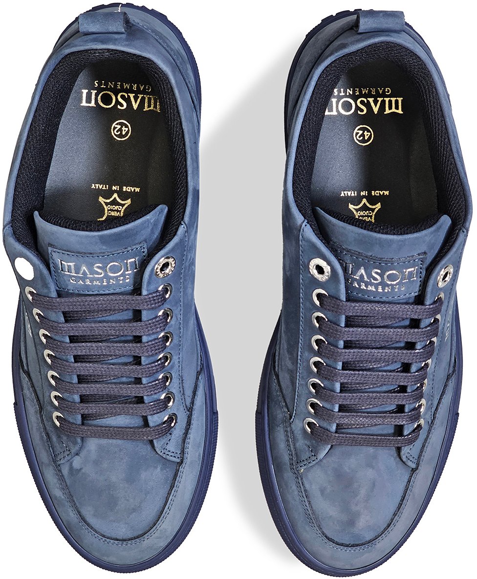 Mason Garments Sneaker Blauw Blauw