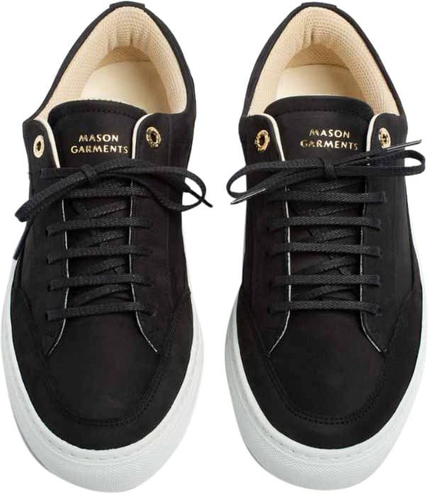 Mason Garments Tia Dress Nabuk Sneakers Zwart