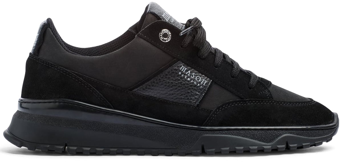 Mason Garments Sneaker Zwart Zwart