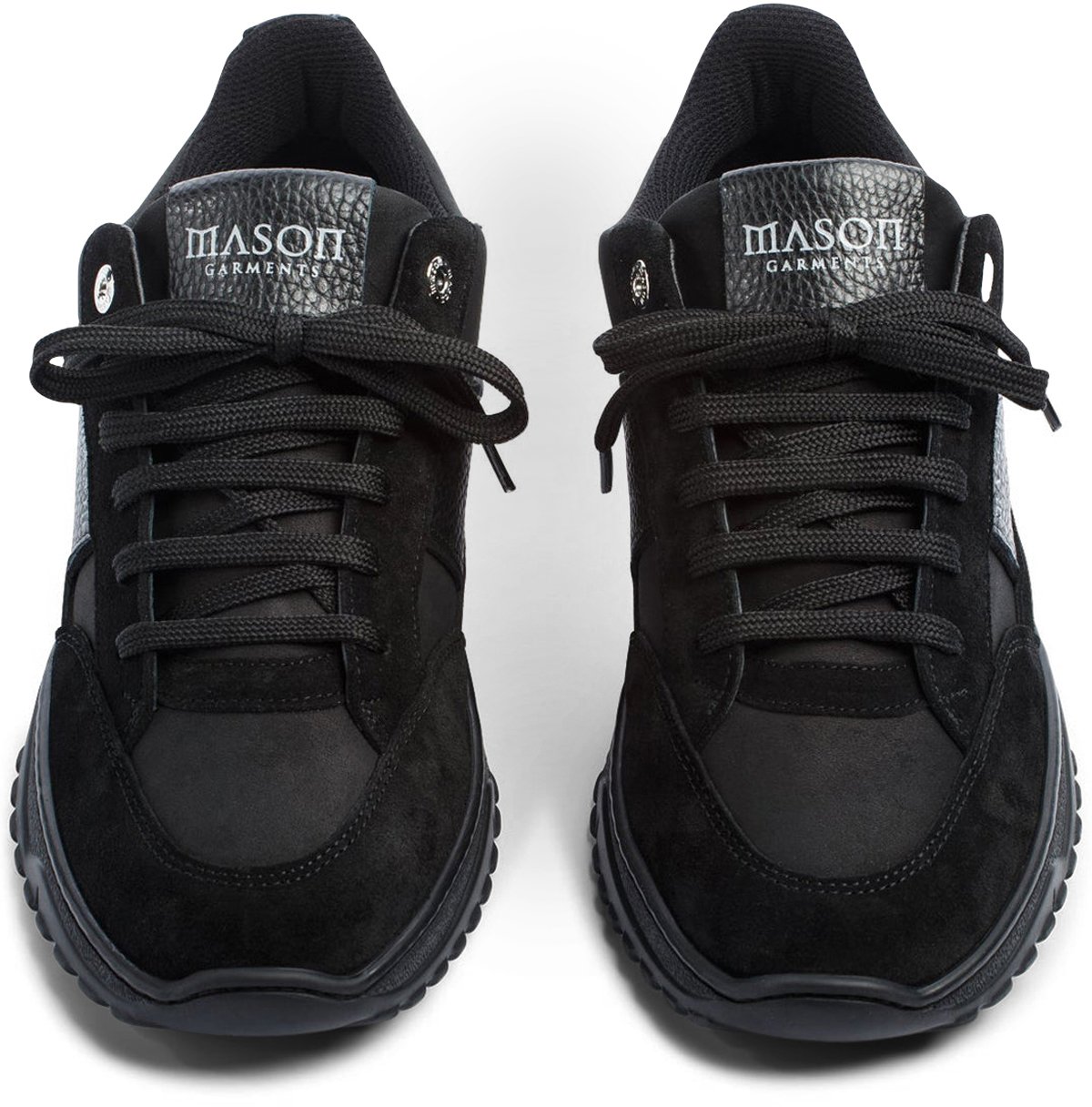 Mason Garments Sneaker Zwart Zwart