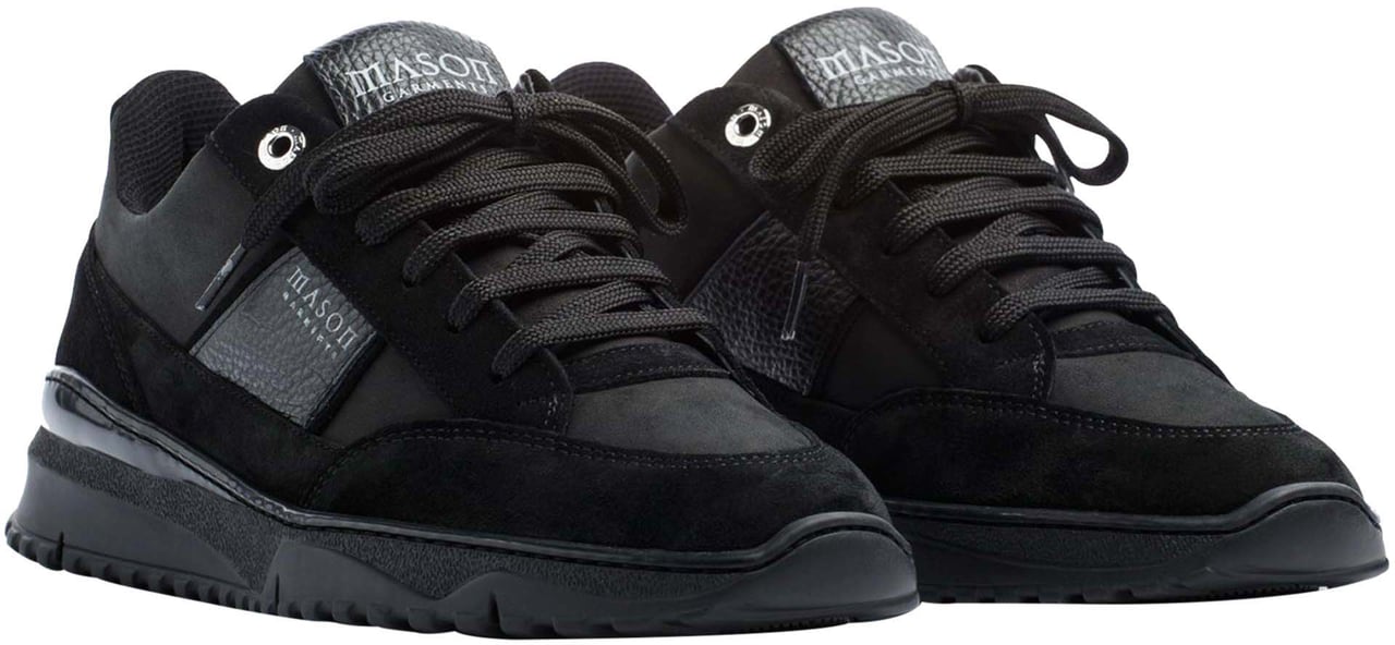 Mason Garments Tia Runner Blackout Sneakers Zwart