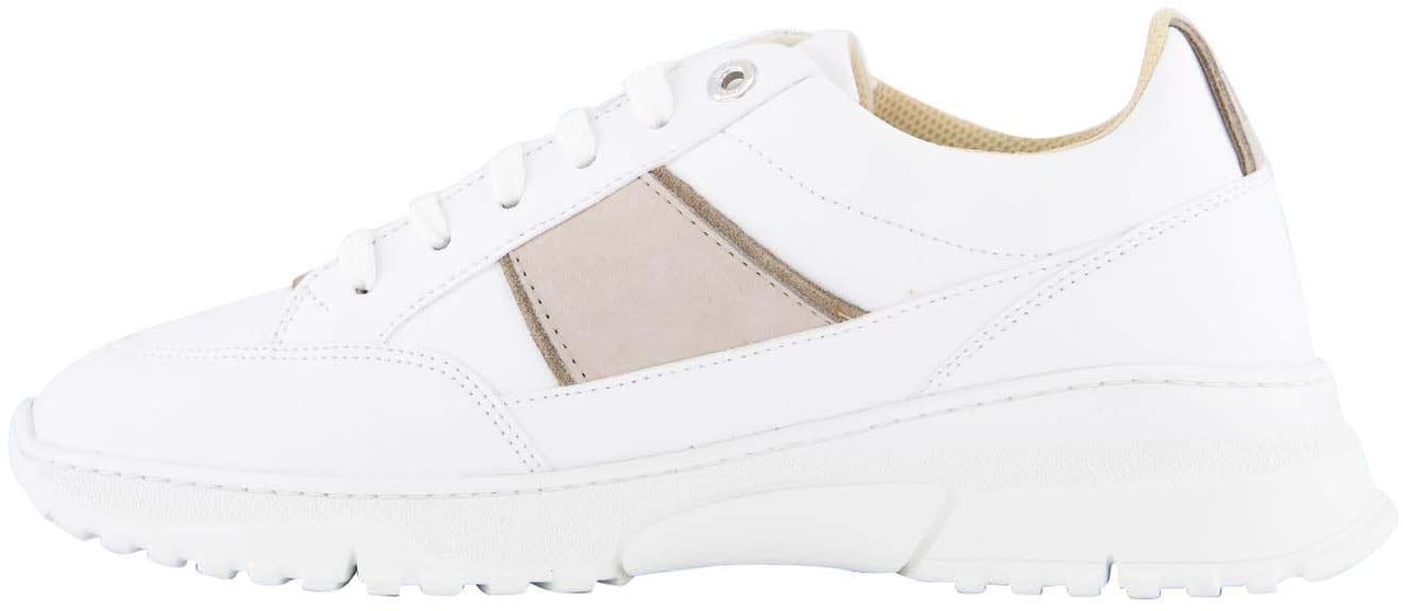 Mason Garments Heren Tia Runner Sneaker Wit Wit