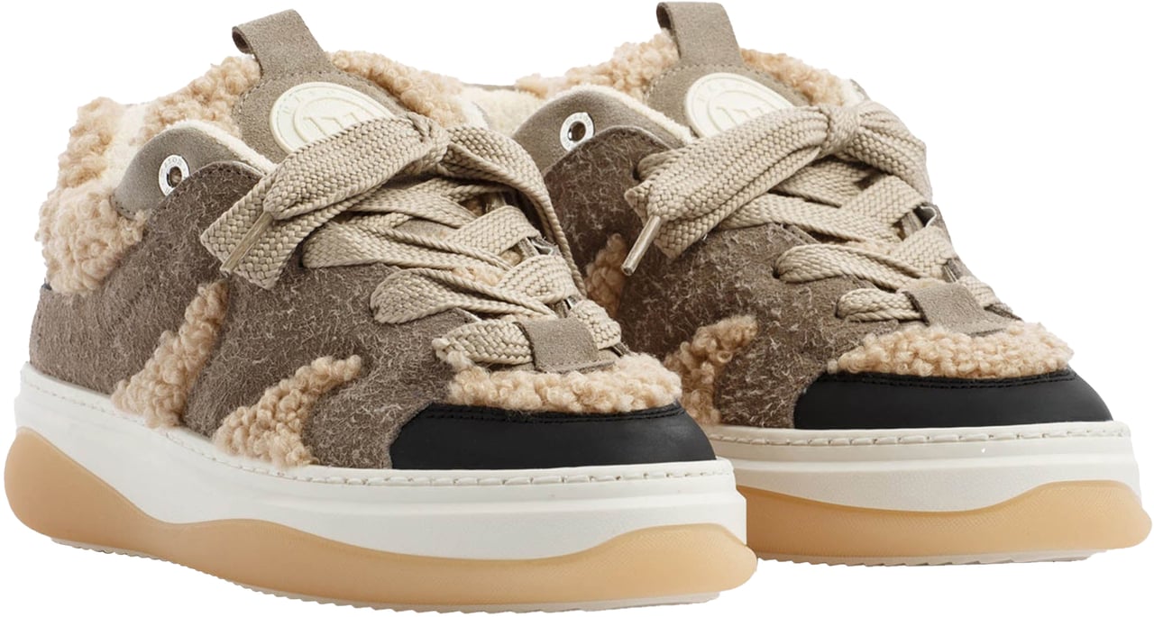 Mason Garments Venice Teddy Dames Sneakers Beige