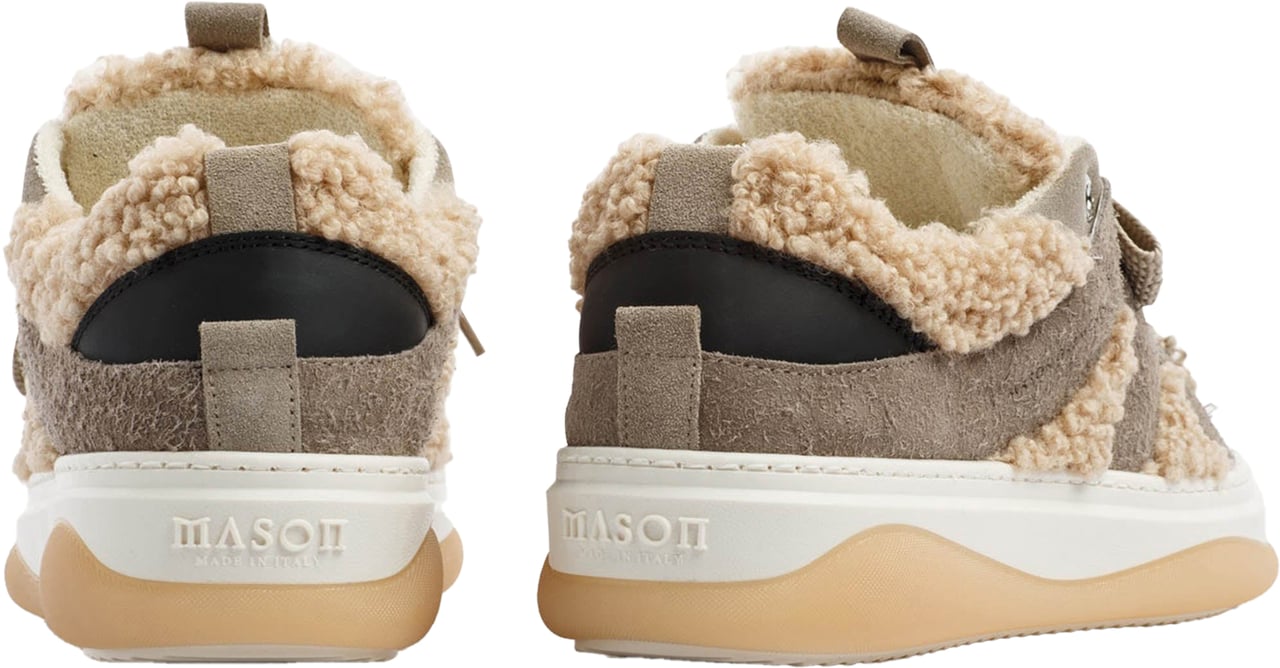 Mason Garments Venice Teddy Dames Sneakers Beige